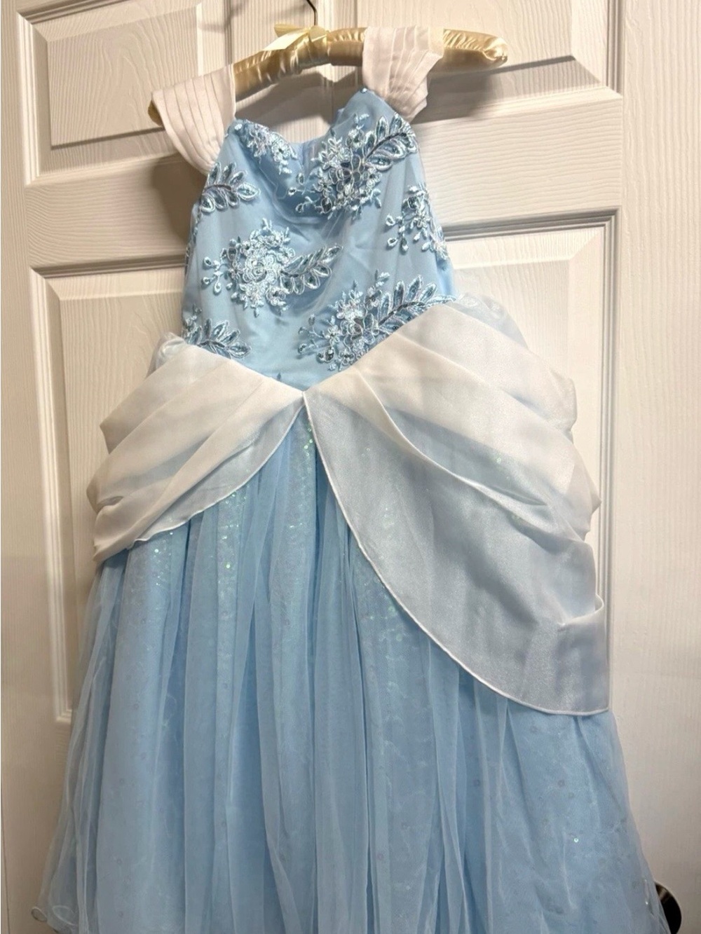 Disney Light Blue and White Princess Dress Costume